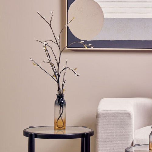 Glynn Black And Gold Medium Vase